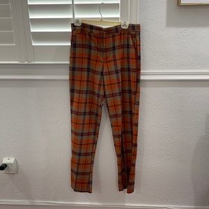 Plaid zara pants